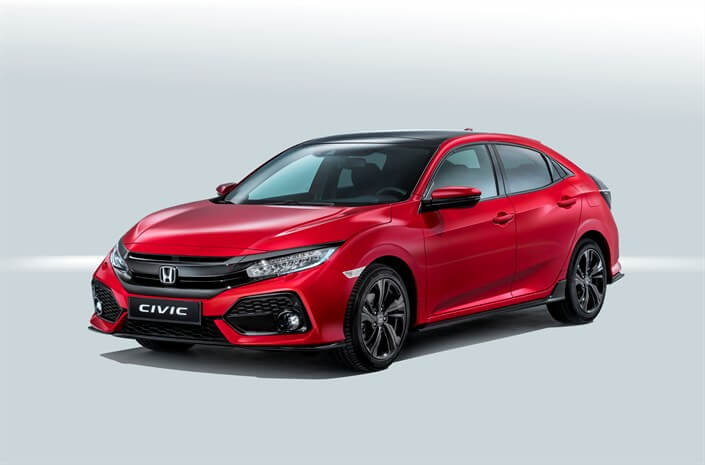 Civic Hatchback Frente 3/4 Civic Hatchback Frente 3/4
